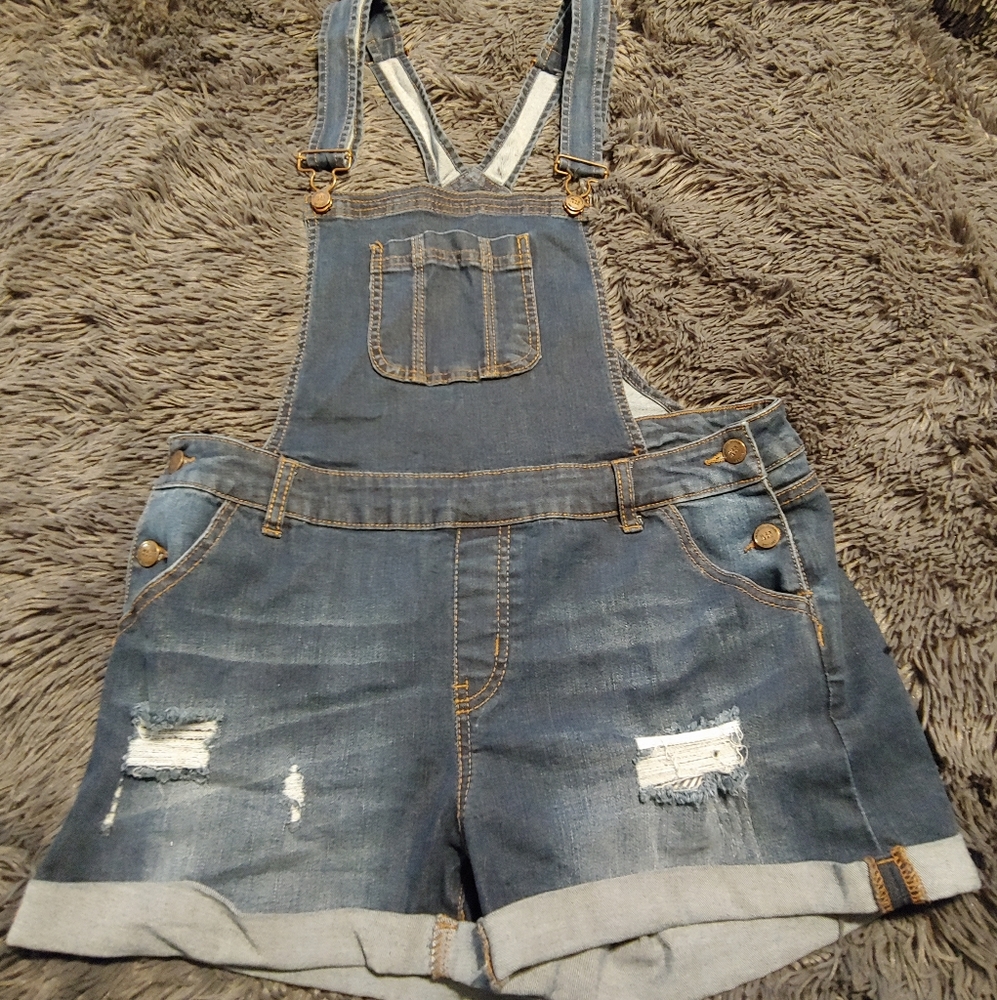 Wax Jeans Blue Jean Overalls